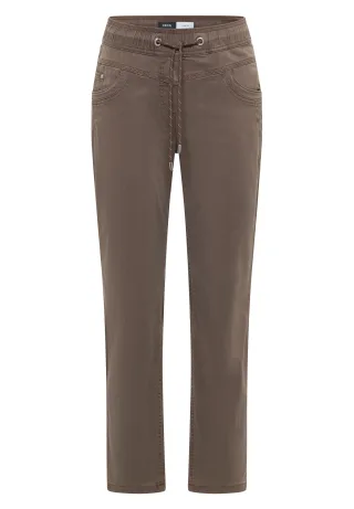 CECIL - Washed-Look Hose coffee taupe - Gr. - 28