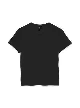 VERO MODA - VMKYLIE SHORT SS TOP JRS NOOS Black - Gr. - XS