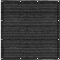 Clanmacy Zeltteppiche 200x200cm Vorzeltteppich Camping Teppich Schwarz