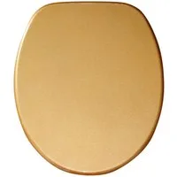 Sanilo WC-Sitz Glitzer Gold, universell, leichte Montage, hochwertig & modern