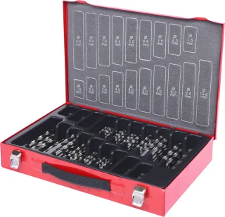 KS Tools HSS-G Spiralbohrer-Satz, 170-tlg, 1-10mm - 330.2640