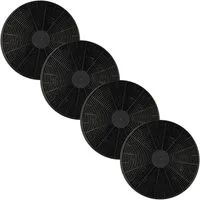 vhbw Aktivkohlefilter passend für Respekta CH 44068-90 IXA, CH 44078-60 IXA, CH 44090-90 GA, Zubehör für Respekta CH 44068-90 IXA CH 44078-60 IXA CH 44090-90 GA CH 99040-90 S