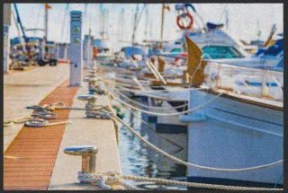 Fussmatte Hafen 6360 | Größe: 60 cm x 45 cm