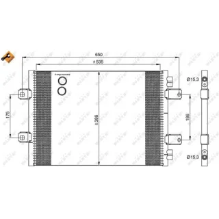 NRF Klimakondensator Renault Master 35909