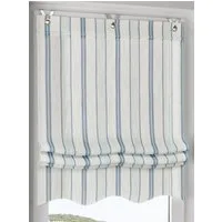 Rollo Raffrollo, heine, halbtransparent, Ösen mit Fensterhaken
