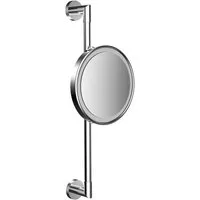 Frasco Kosmetikspiegel LED-Wand-Kosmetikspiegel höhenverstellbar, Ø203mm, Spiralkabel, 3-fach