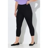 Ulla Popken Funktionshose 7/8-Leggings elastischer Bund