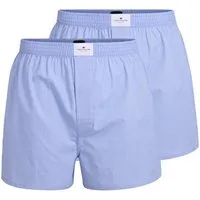 TOM TAILOR Webboxer Dakota (Packung, 2er Pack) weich, bequem, basic, locker, atmungsaktiv, mit Logo, breiter Bund