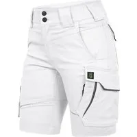 Leibwächter Arbeitsshorts Damen Flex-Line Arbeitsshort mit Reflektoren und femininer Passform (Arbeitskleidung für Handwerk, Garten oder Freizeit, mit Cargotasche) Kurze Stretch Cargoshorts mit elastischem Bund