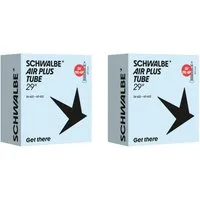 Schwalbe Fahrradschlauch 2x Schwalbe Schlauch SV19L-AP 29 Zoll (54/65-622) Air Plus, 2,10, 2,125, 2,30, 2,35, 2,40, 2,50, 2,25, 2,60, (2-St)