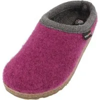 Haflinger Grizzly Panda Wollclog aus reinem Wollwalkstoff Unisex Hausschuh
