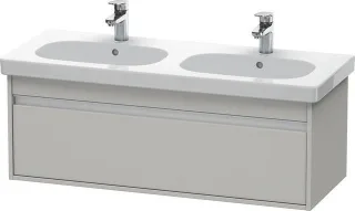 Duravit Ketho Waschtischunterbau wandhängend Betongrau Matt 1150x455x410 mm - KT666900707 KT666900707
