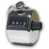 world-trading-net Handzähler Mechanischer Handzähler, Zahlkapizität 0-9999
