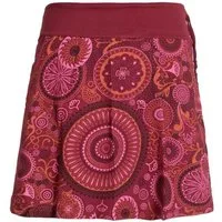 Vishes Minirock Rock bunt mit Mandalas und Blumen bedruckt Cacheur, Ethno, Goa, Hippie Style