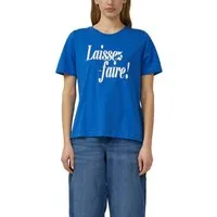 s.Oliver Kurzarmshirt Sommershirt mit Frontprint