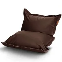 Green Bean Sitzsack Riesen-Sitzsack Kunstleder Square XXL (380 Liter Füllung, Indoor und Outdoor geeignet, abwaschbarer Bezug), Bean Bag Sitzkissen Sitzpuff Sitzsessel Bodenkissen Lounge