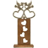 LB H&F Lilienburg Dekofigur Dekofigur Liebe Hochzeit Deko Valentinstag Dekoration (Tischdekoration edel Design Wohnzimmer Idee Geschenk Geburtstag Hochzeitsgeschenk groß XL Antrag Verlobung Verlobungsgeschenk Jahrestag Hochzeitstag Muttertag hochwert