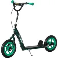AIYAPLAY Scooter Kinderroller Tretroller mit verstellbarem Lenker, großen Rädern, 0 km/h, (Kinderroller, 1 tlg), höhenverstellbarer Tretroller für Kinder, Grün