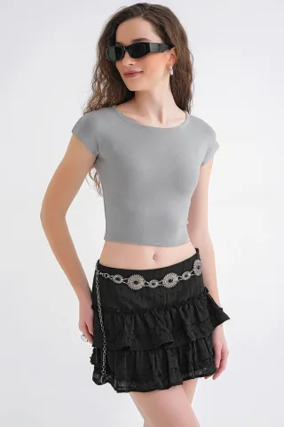 Slim Fit Kurzarm-T-Shirt