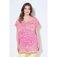 MIAMODA T-Shirt T-Shirt oversized Zebra Rundhals