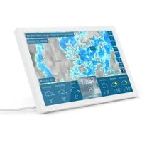 WetterOnline wetteronline home 4: Animiertes WetterRadar auf großem WetterDisplay Wetterstation (inkl. Netzteil, USB-Kabel und Schnellstart-Anleitung, neuen Radaransichten und Premium-Wetterdaten von WetterOnline)