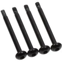 NexXxos Lüfterbefestigungsschraube M3 x 35mm, Schrauben-Set schwarz, 4 Stück