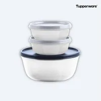 TUPPERWARE Frischhaltedose Frische-Trio Schüsselset (3-teilig)