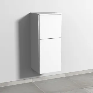 Sanipa 3way Mittelschrank mit 1 Tür und 1 Auszug, Weiß-Soft, BR12743 BR12743