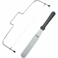 WESTMARK Tortenbodenteiler Backset 2tlg., Tortenbodenteiler + Streichpalette
