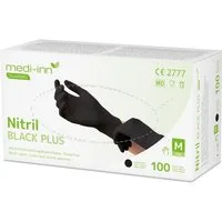 Medi-Inn Nitril-Handschuhe Nitril Black Plus, schwarz, puderfrei, latexfrei