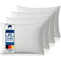 Gentle North Microfaserkissen 4er-Set Kopfkissen – Deko- & Füllkissen, weich und waschbar bis 40°C