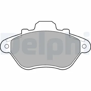 Delphi Bremsbel?ge vorne Peugeot 605 LP666