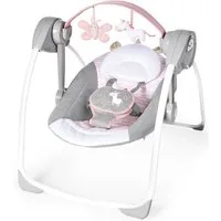 ingenuity Babyschaukel Comfort 2 Go, Flora Unicorn, tragbar