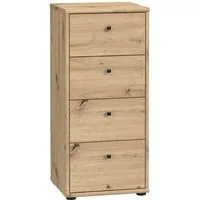 Newroom Kommode Artisan Eiche 39 cm, Kommode Artisan Eiche Modern Sideboard Highboard Büro