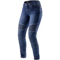 Rebelhorn Motorradhose Agness 2 Damen Motorrad Jeans Verbindungsreißverschluss,Hüftprotektoren enthalten,Knieprotektor