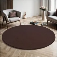 the carpet Teppich Relax round, rund, Höhe: 16 mm, waschbarer Wohnzimmer Teppich modern rutschfest