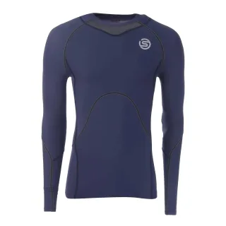 Skins - "Series-3" Base Layer Oberteil für Herren, Kompression, Athletisch (Marine)