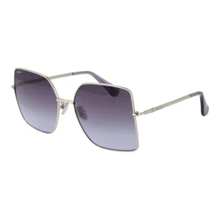 Sonnenbrille mit silbernem Rahmen
