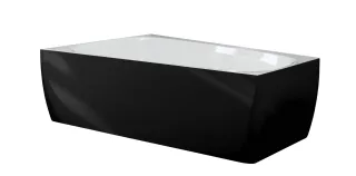 Hoesch Badewanne iSensi Trapez 1800x1200 Monolith links Überlaufschlitz 3963.110
