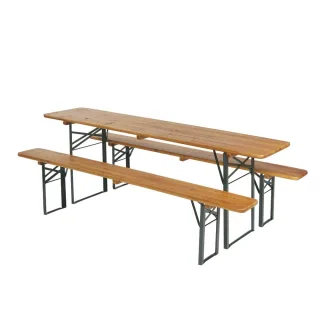 Dönges Klappbank für Festzeltgarnitur, 30 mm , Klapptisch, 220 x 50 x 72 cm