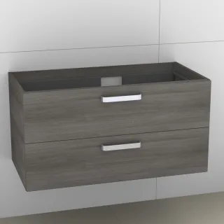 Artiqua 414 Waschtischunterschrank für Venticello 4134R2 Graphit Struktur quer, 414-WU2L-V109-7070-4 414-WU2L-V109-7070-401