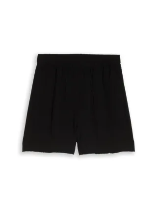 TOM TAILOR Denim - Seersucker Shorts schwarz - Gr. - L