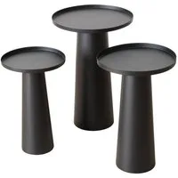 BOLTZE GRUPPE GmbH Beistelltisch Metalltische JACKY, rund, 3er-Set (3er-Set), keine