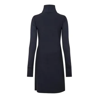Head - Kleid für Damen, Weiter Stehkragen, Stretch, Langärmlig (Schwarz)