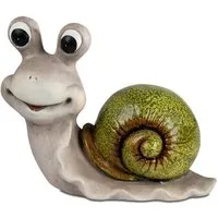 formano Gartenfigur Schnecke aus Keramik, 24 cm handbemalt, (1 St)