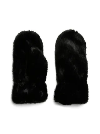 PIECES - PCJUTLANDIA MITTENS BC Black - Gr. - M