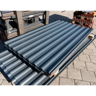 PVC Wellplatte W20 | 2,00 m Länge | Anthrazitgrau