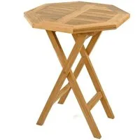VCM Gartentisch Balkontisch Klappbar, Klapptisch, Achteckig Ø 60cm