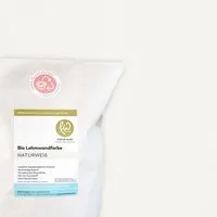 FESCHE WAND Farbig.Öko.Logisch Wandfarbe Bio Lehmwandfarbe, pulvrige Lehmfarbe zum Anrühren, 1 kg ergibt circa 1,6 Liter