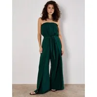 Apricot Jumpsuit Bandeau-Tetra-Overall (2-tlg) mit Wickelbein